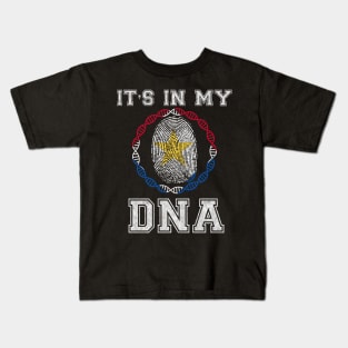 Saba Island  It's In My DNA - Gift for Saba Islander From Saba Island Kids T-Shirt